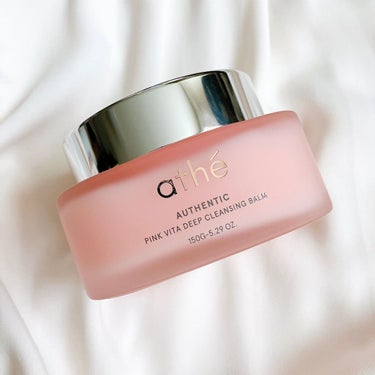 athe AUTHENTIC PINK VITA DEEP CLEANSING BALM/athe/クレンジングバームを使ったクチコミ（2枚目）