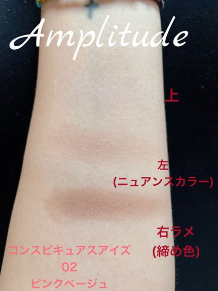 コンスピキュアス アイズ/Amplitude/アイシャドウパレットを使ったクチコミ(3枚目)
