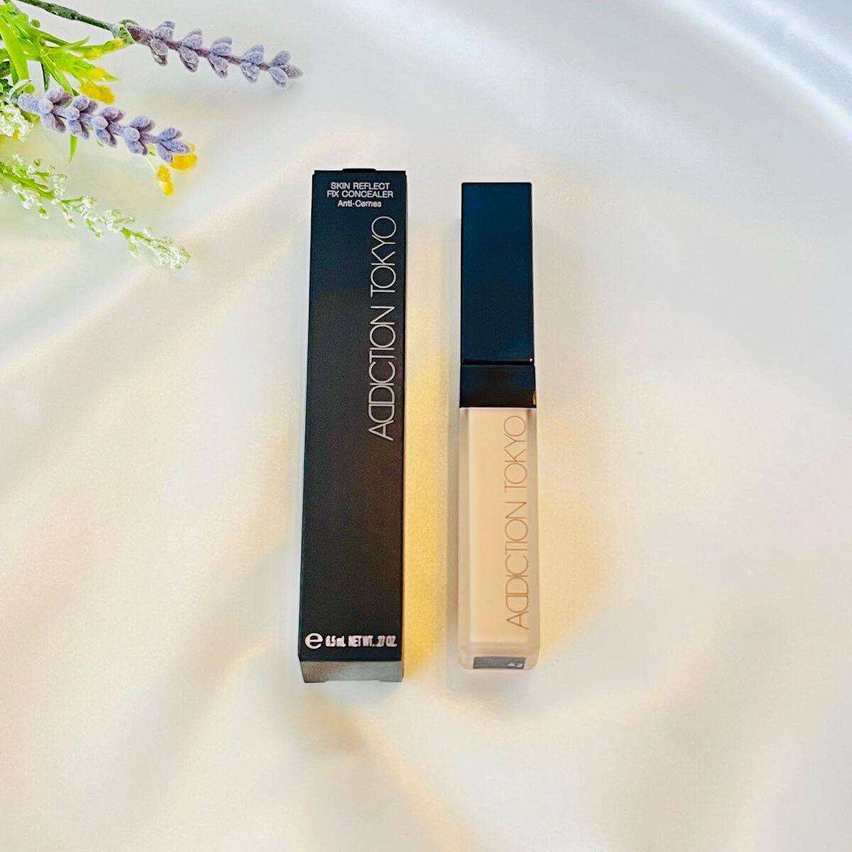 アディクション スキンリフレクト フィックス コンシーラー 004 Light Beige/ADDICTION/リキッドコンシーラーを使ったクチコミ（1枚目）