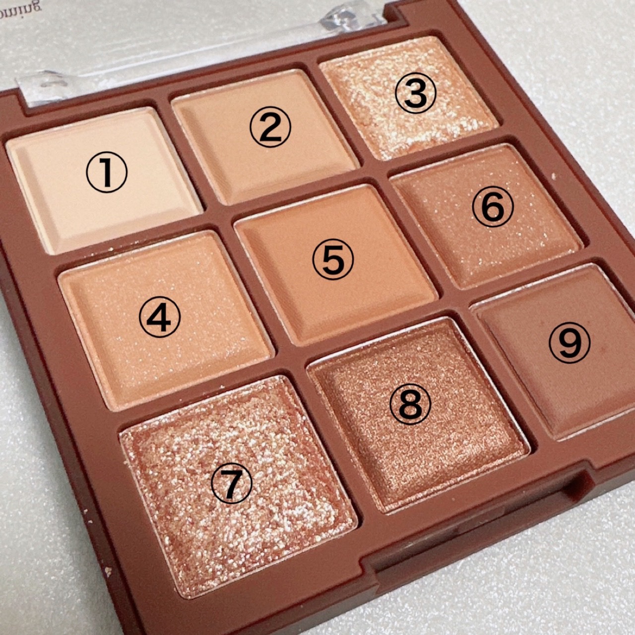 シャドウパレット 11 チョコレートファッジ/dasique/アイシャドウパレットを使ったクチコミ（2枚目）