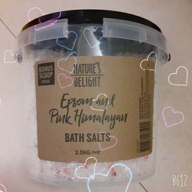 Epsom & Pink Himalayan Bath Salt/Natures Delight/入浴剤を使ったクチコミ（1枚目）