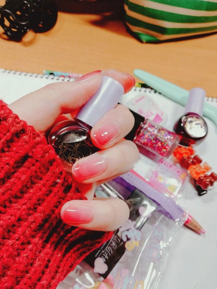 サンリオネイル/DAISO/マニキュアを使ったクチコミ(3枚目)