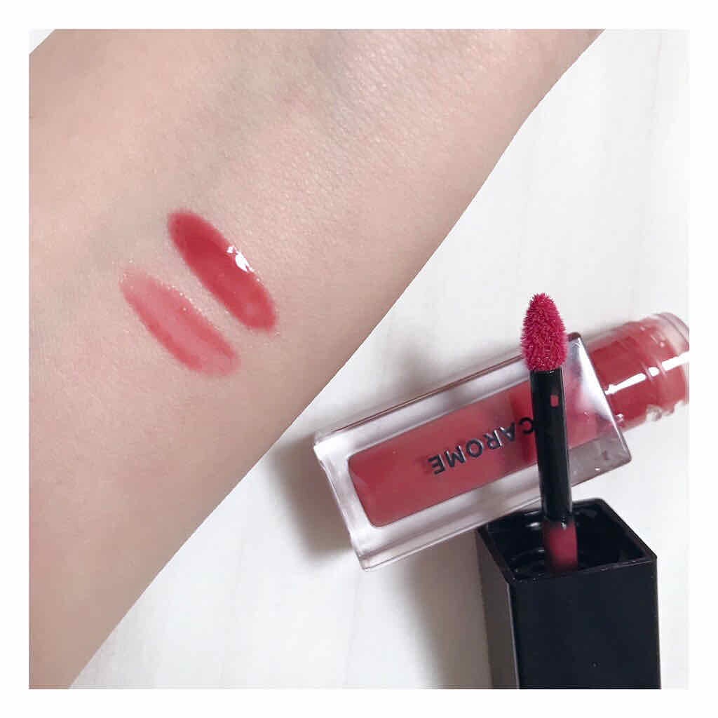 ブルーミングリップグロウ/CAROME./口紅を使ったクチコミ(3枚目)