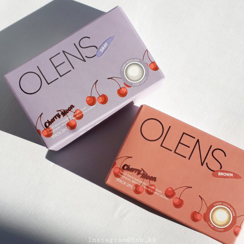 Cherry moon 1Month/OLENS/カラーコンタクトレンズを使ったクチコミ(3枚目)