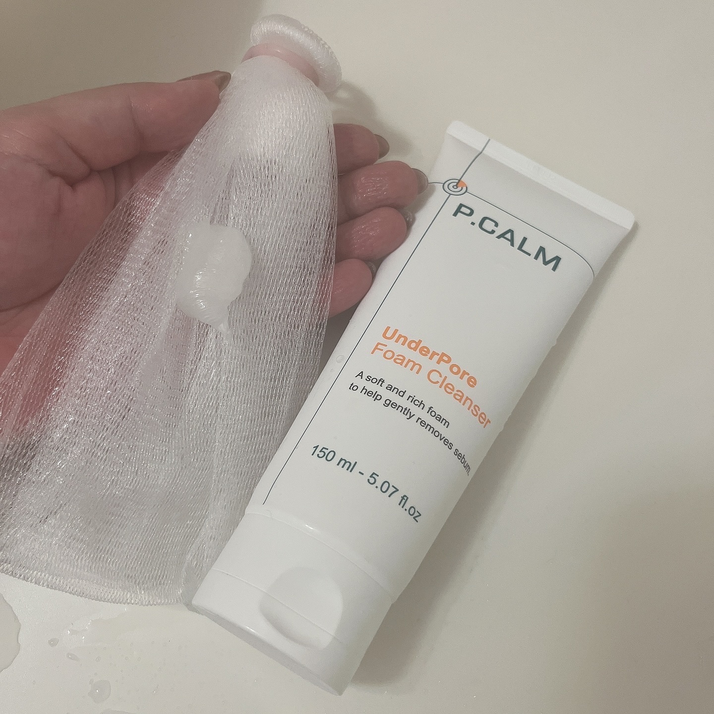 アンダーポアフォームクレンザー/P.CALM/洗顔フォームを使ったクチコミ（2枚目）