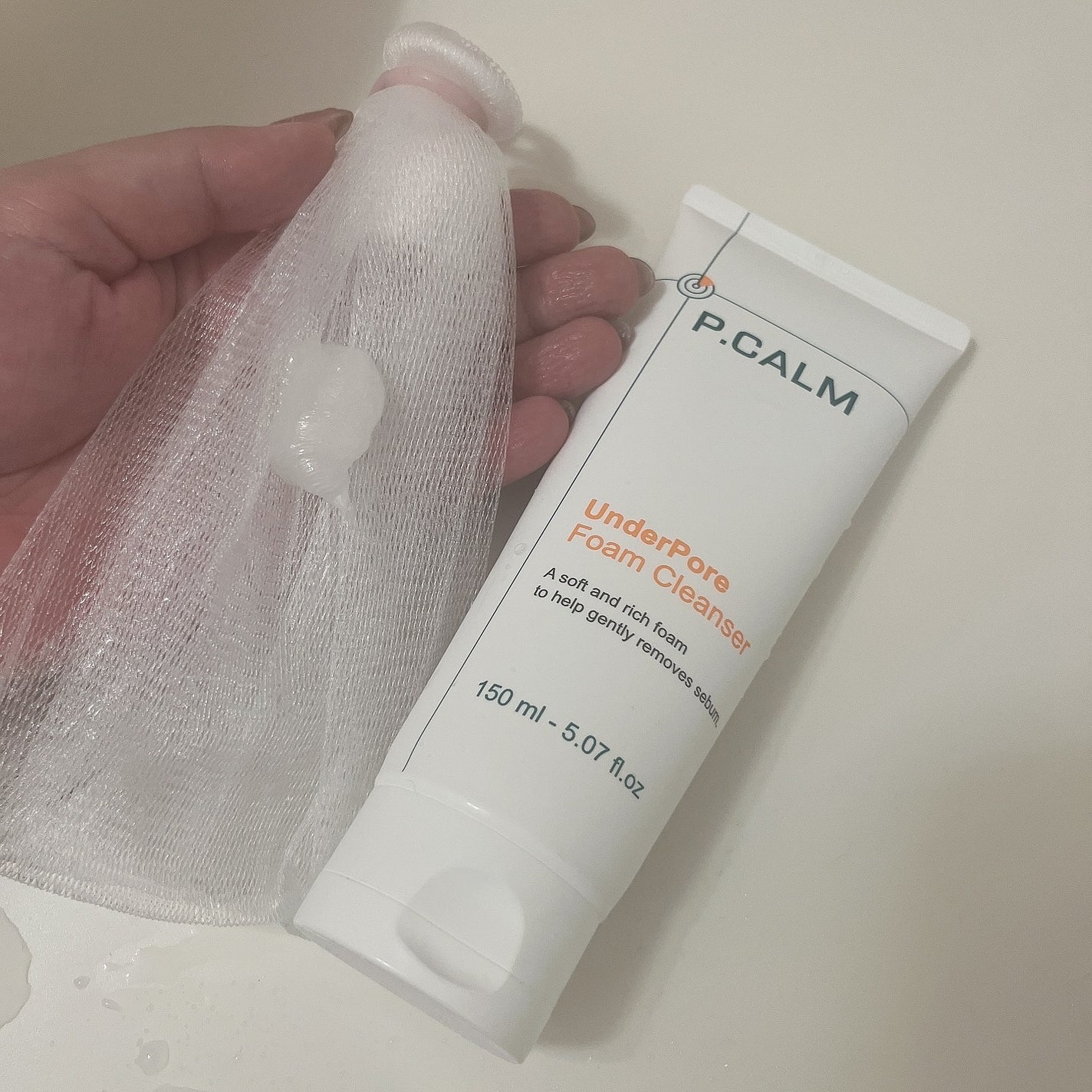 アンダーポアフォームクレンザー/P.CALM/洗顔フォームを使ったクチコミ(2枚目)