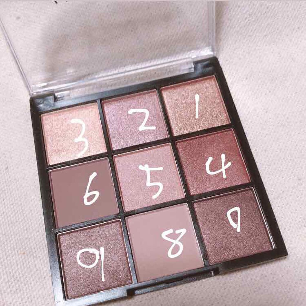 UR GLAM　BLOOMING EYE COLOR PALETTE/U R GLAM/アイシャドウパレットを使ったクチコミ（2枚目）