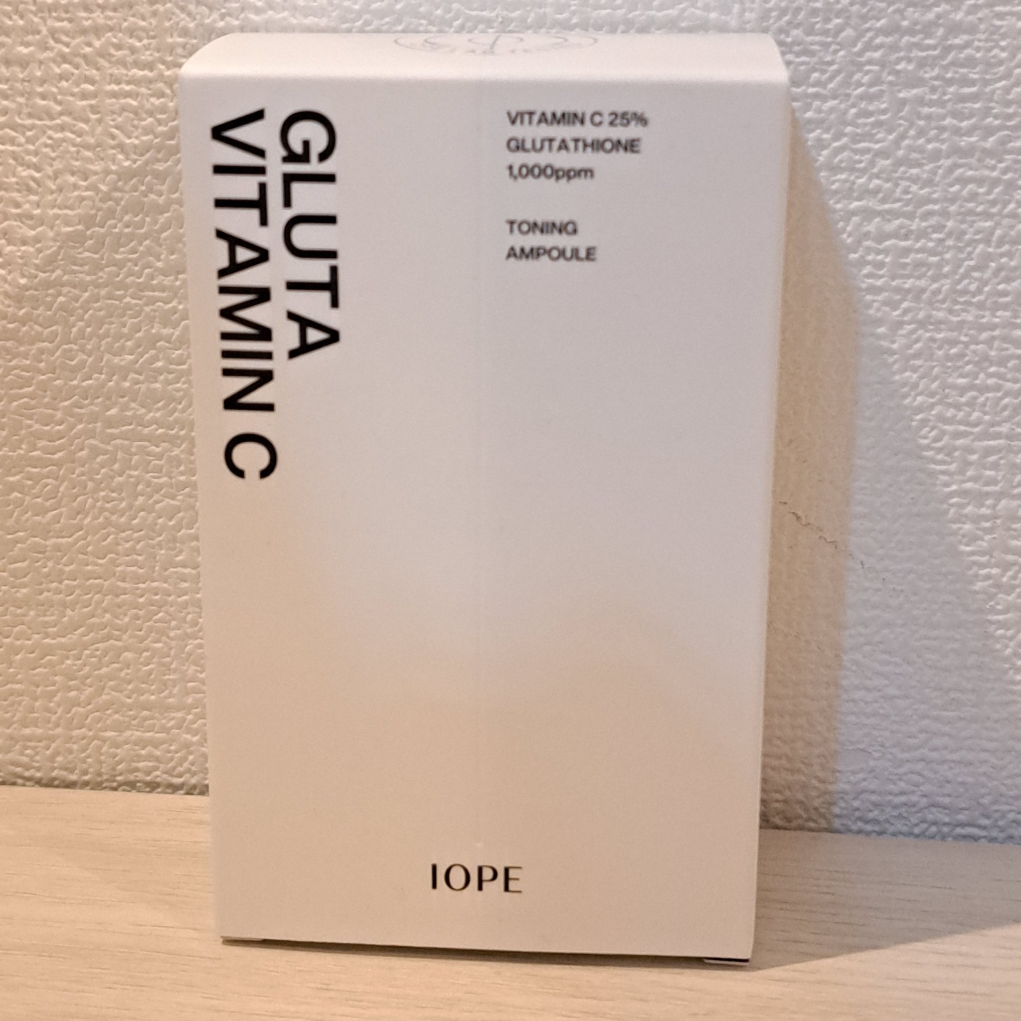 グルタ ビタミンC トーニング アンプル/IOPE/美容液を使ったクチコミ（1枚目）