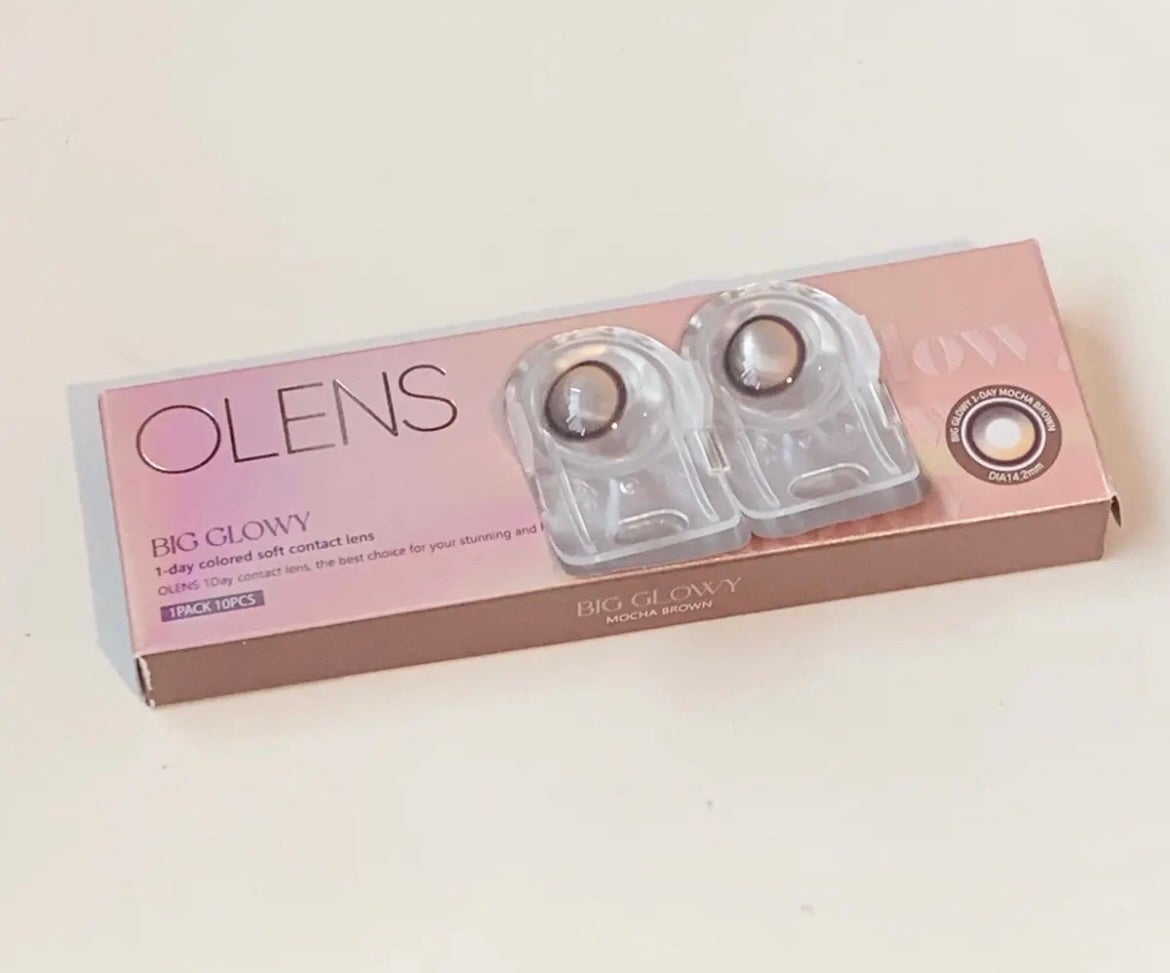Big Glowy 1day/OLENS/ワンデー(1DAY)カラコンを使ったクチコミ(1枚目)