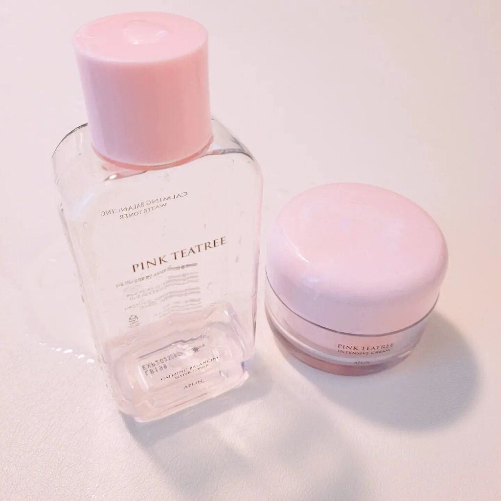 ピンクティーツリークリーム/APLIN/フェイスクリームを使ったクチコミ(2枚目)