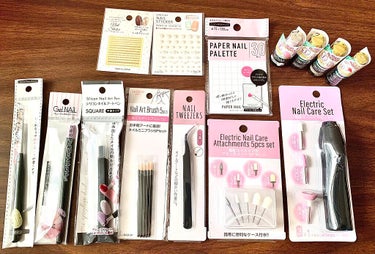 Electric Nail Care アタッチメント 5pcs set/セリア/ネイル用品を使ったクチコミ（1枚目）