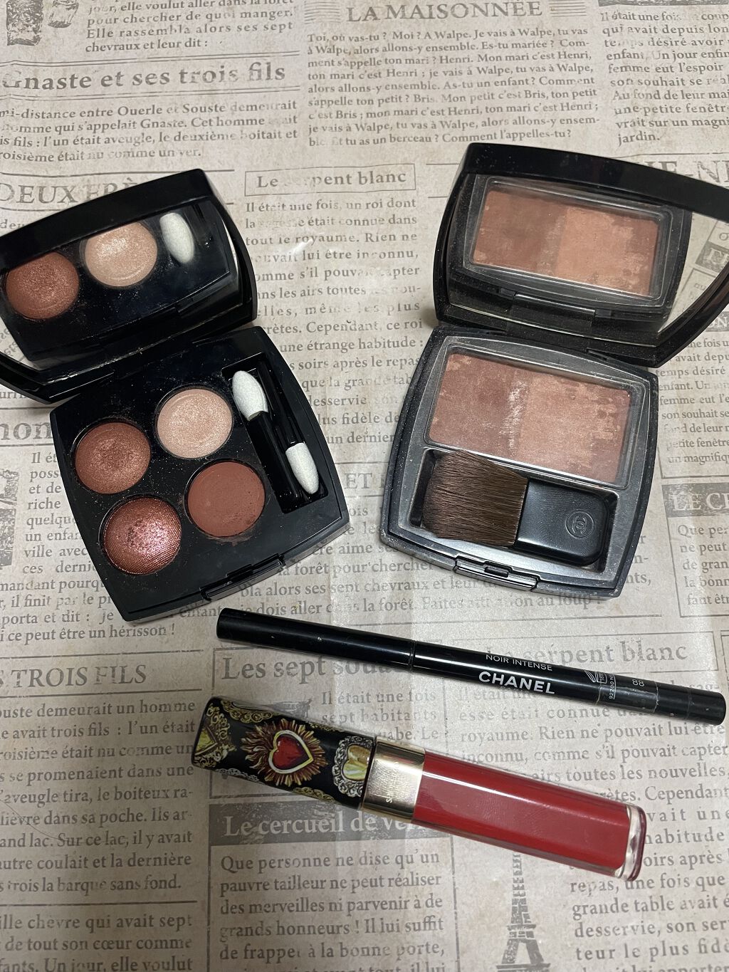 レ キャトル オンブル/CHANEL/アイシャドウパレットを使ったクチコミ（1枚目）