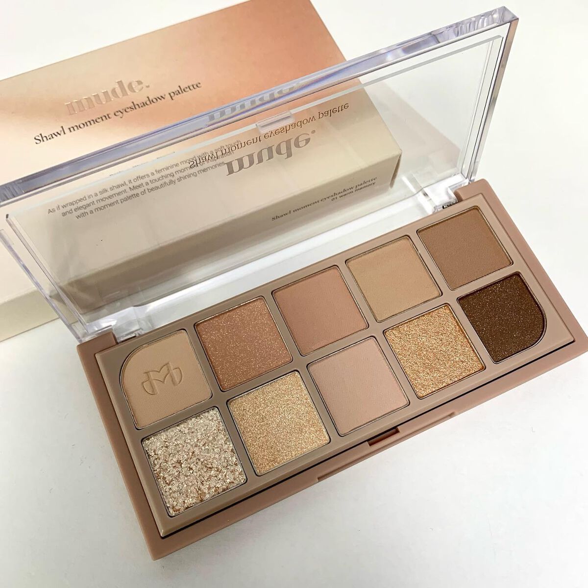 MDショールモーメント アイシャドウパレット/mude/アイシャドウパレットを使ったクチコミ（2枚目）
