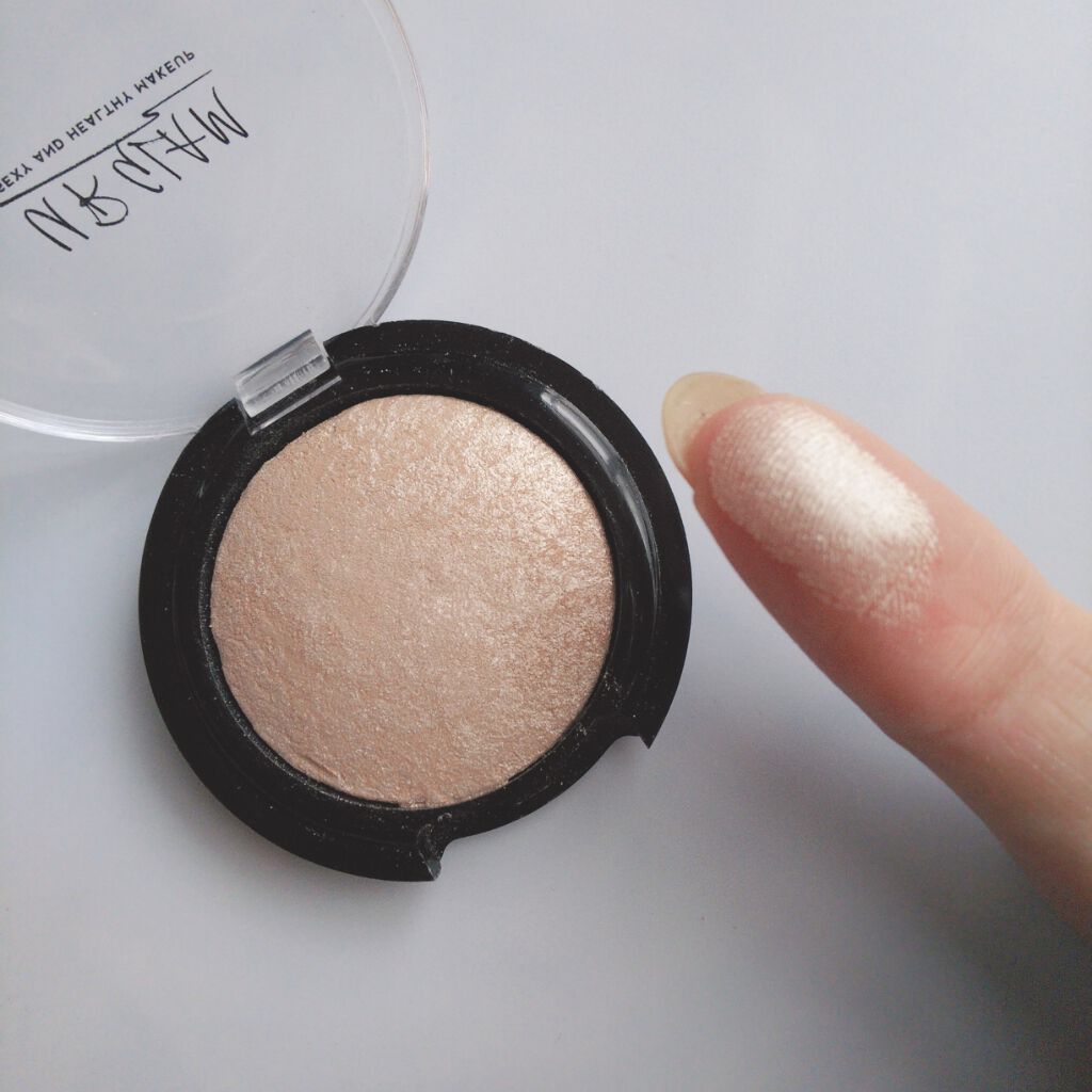 UR GLAM　EYE & CHEEK COLOR シルキーベージュ/U R GLAM/単色アイシャドウを使ったクチコミ（2枚目）