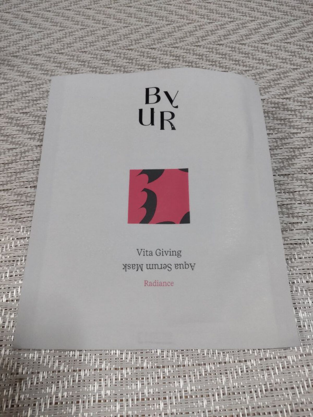 ビタルーセント アクアセラムマスク 27ml×1枚/ByUR/シートマスク・パックを使ったクチコミ（1枚目）