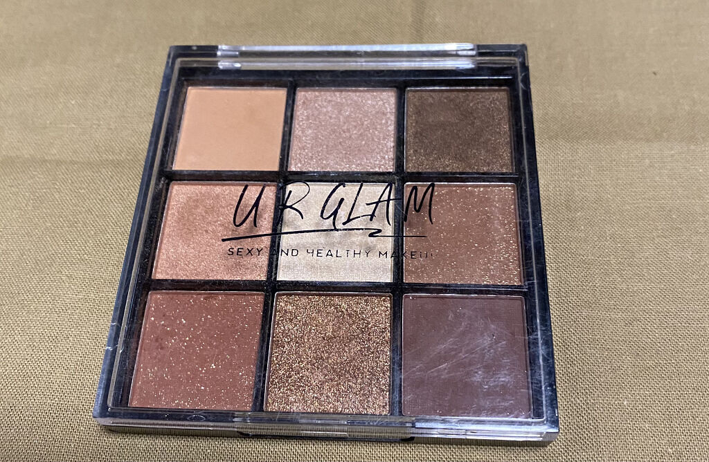 UR GLAM　BLOOMING EYE COLOR PALETTE/U R GLAM/アイシャドウパレットを使ったクチコミ（1枚目）