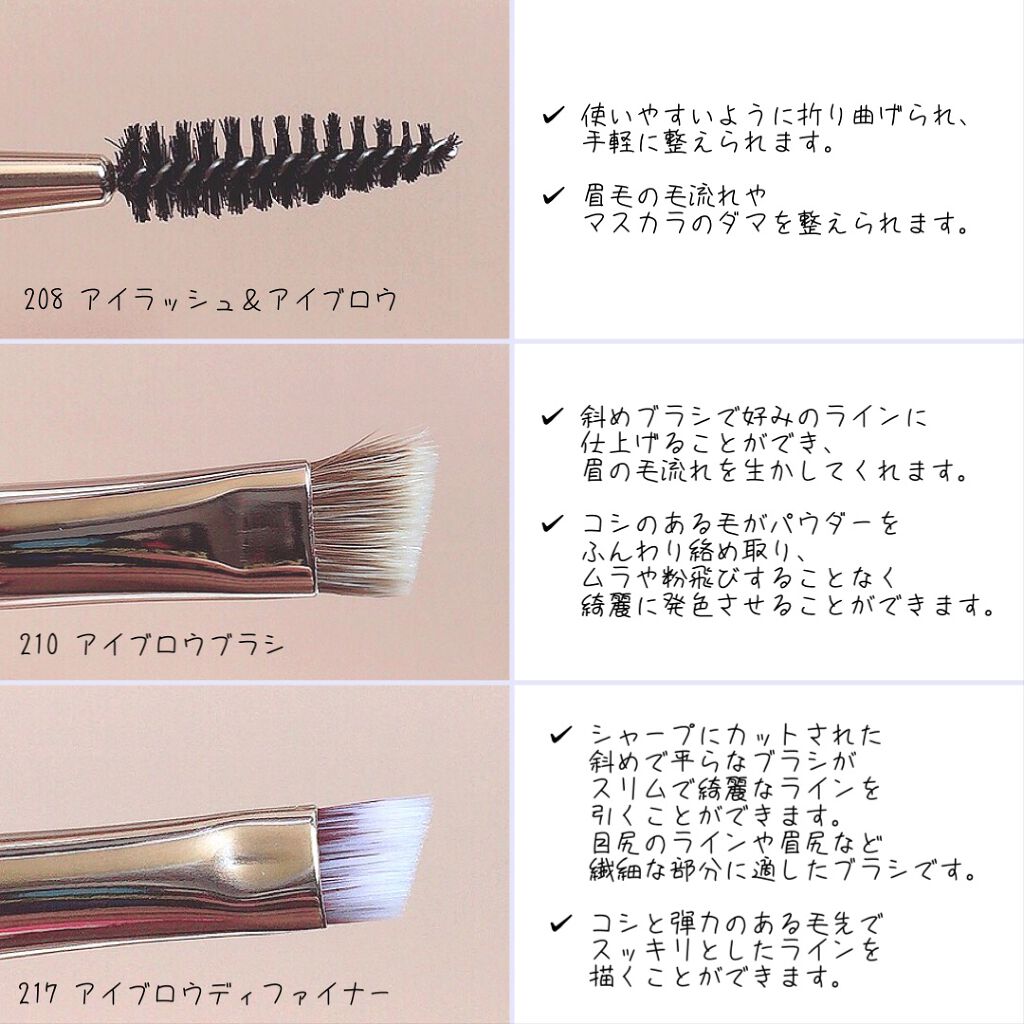 208 アイラッシュ&アイブロウ ブラシ/THE TOOL LAB/メイクブラシを使ったクチコミ(2枚目)