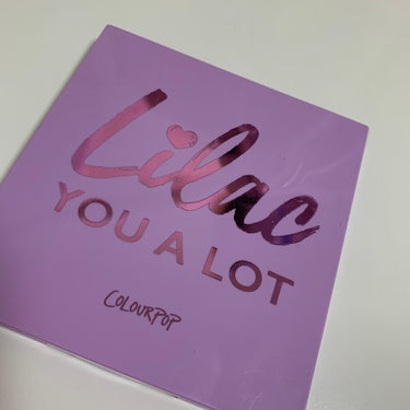 Lilac You A Lot Shadow Palette/ColourPop/アイシャドウパレットを使ったクチコミ（4枚目）