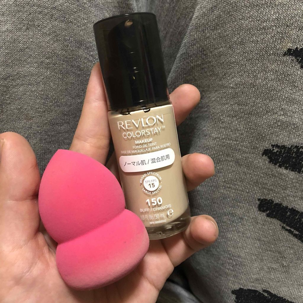 カラーステイ メイクアップ/REVLON/リキッドファンデーションを使ったクチコミ(1枚目)