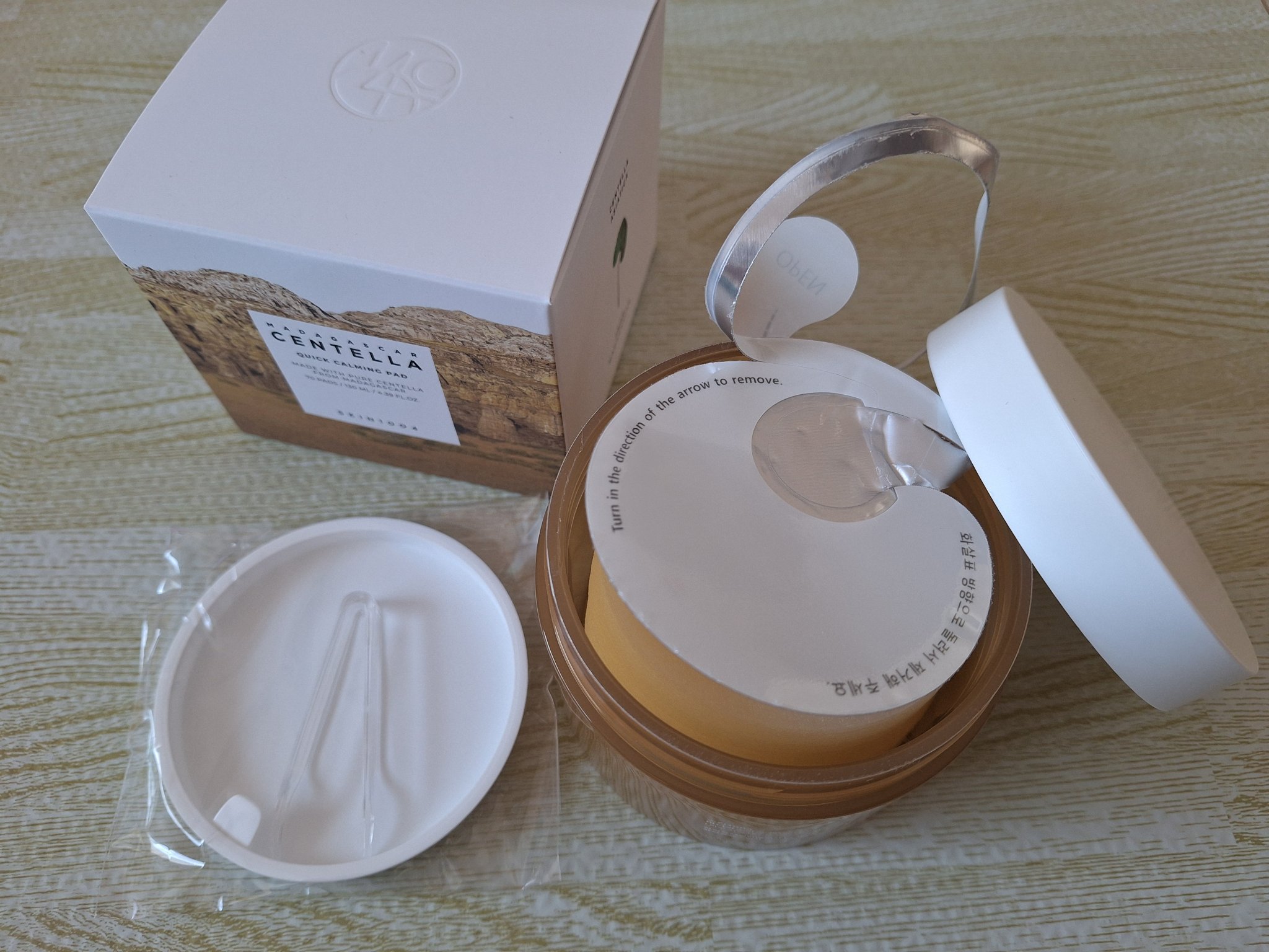 センテラ クイックカーミングパッド/SKIN1004/トナーパッドを使ったクチコミ（1枚目）