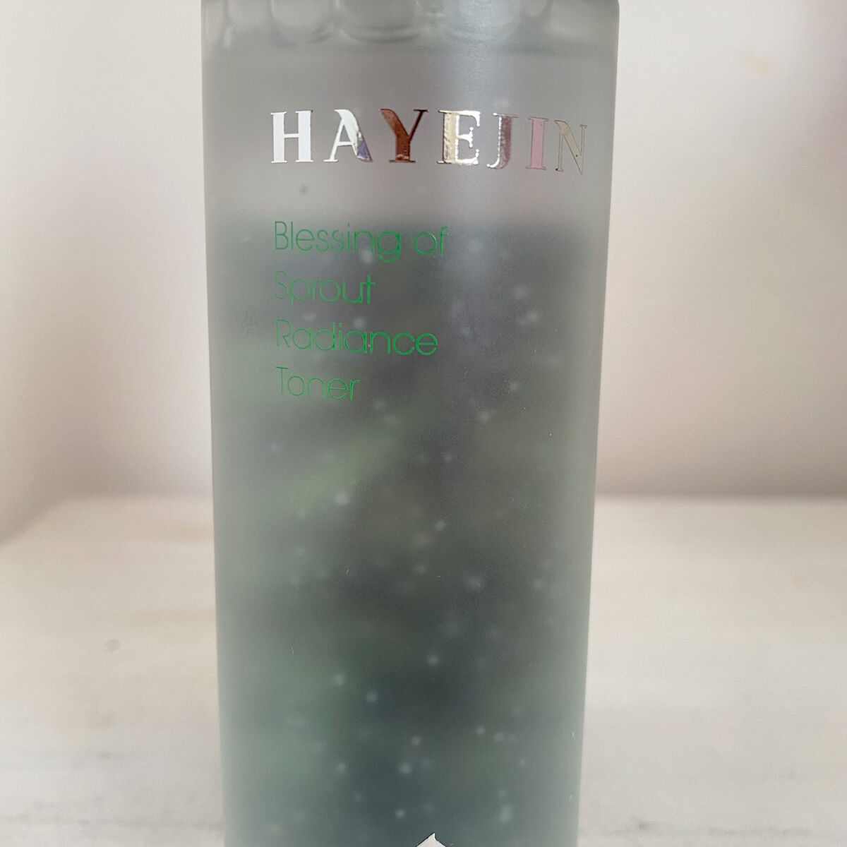 ブレッシングオブスプラウトラディアンストナー/HAYEJIN/化粧水を使ったクチコミ（2枚目）