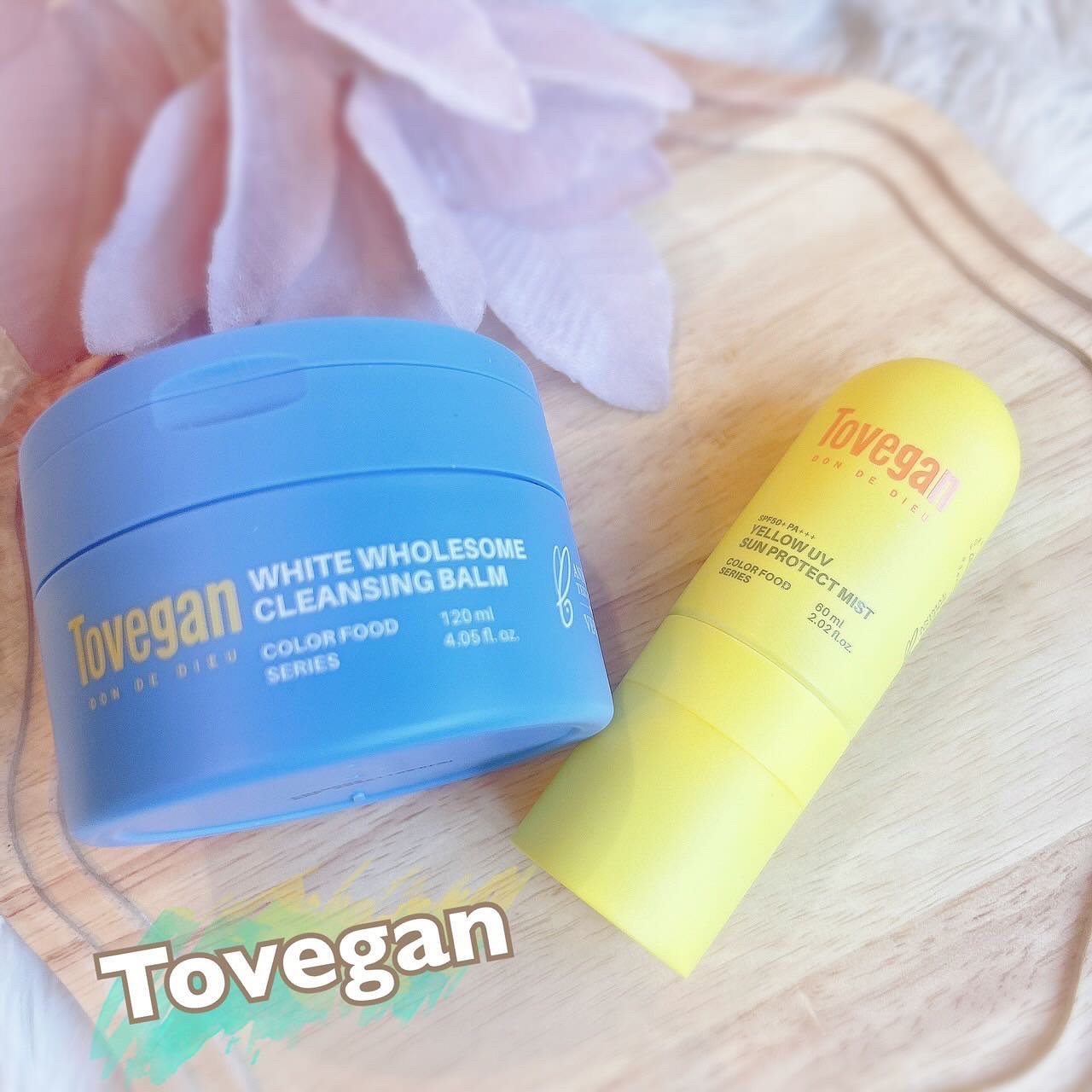 カラーフードシリーズホワイトホールサムクレンジングバーム/Tovegan/クレンジングバームを使ったクチコミ（1枚目）