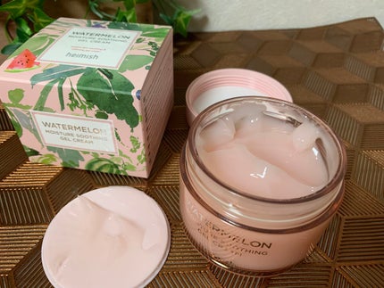 ウォーターメロン モイスチャーサージゲルクリーム/heimish/フェイスクリームを使ったクチコミ(1枚目)