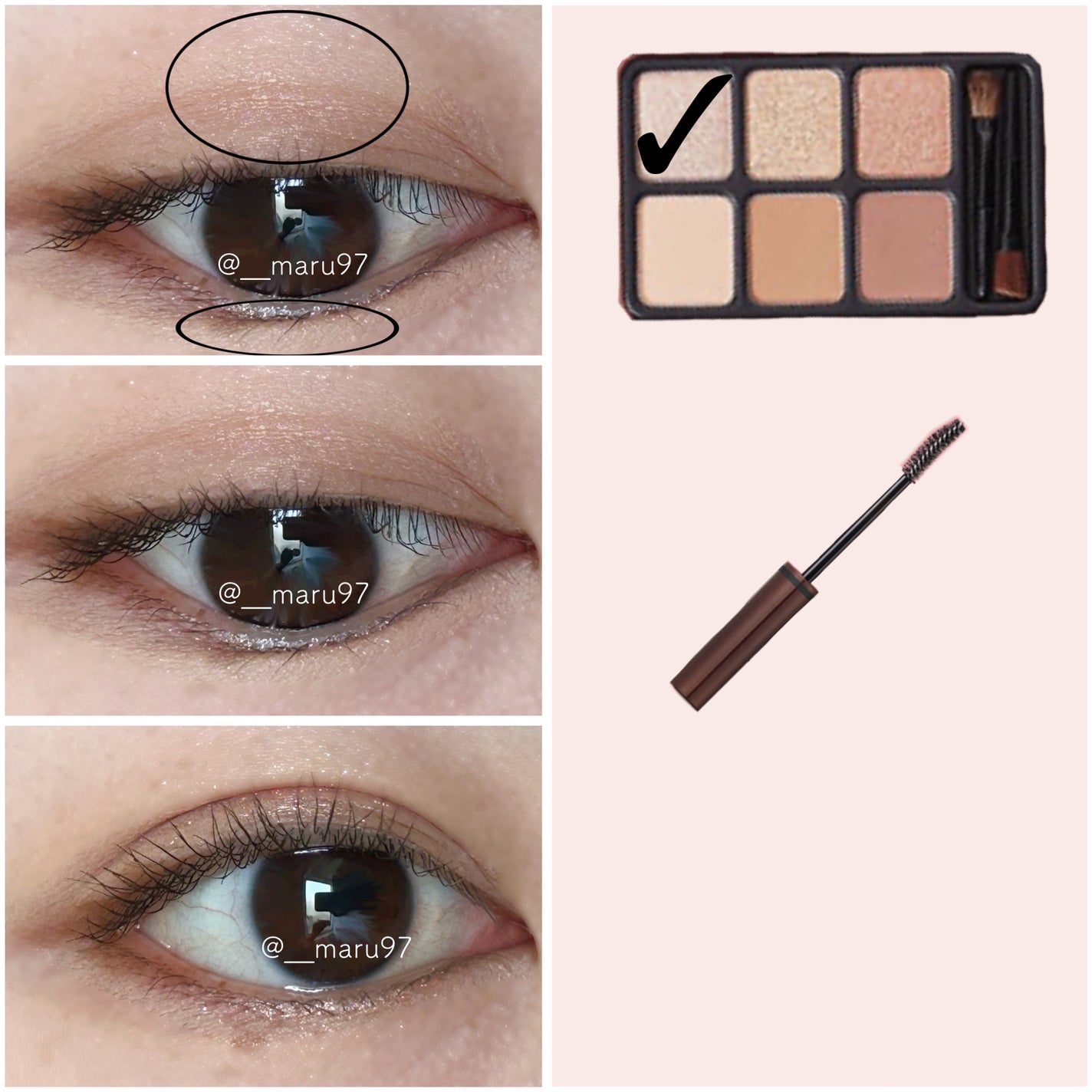 アイカラーパレット/heme/アイシャドウパレットを使ったクチコミ(4枚目)