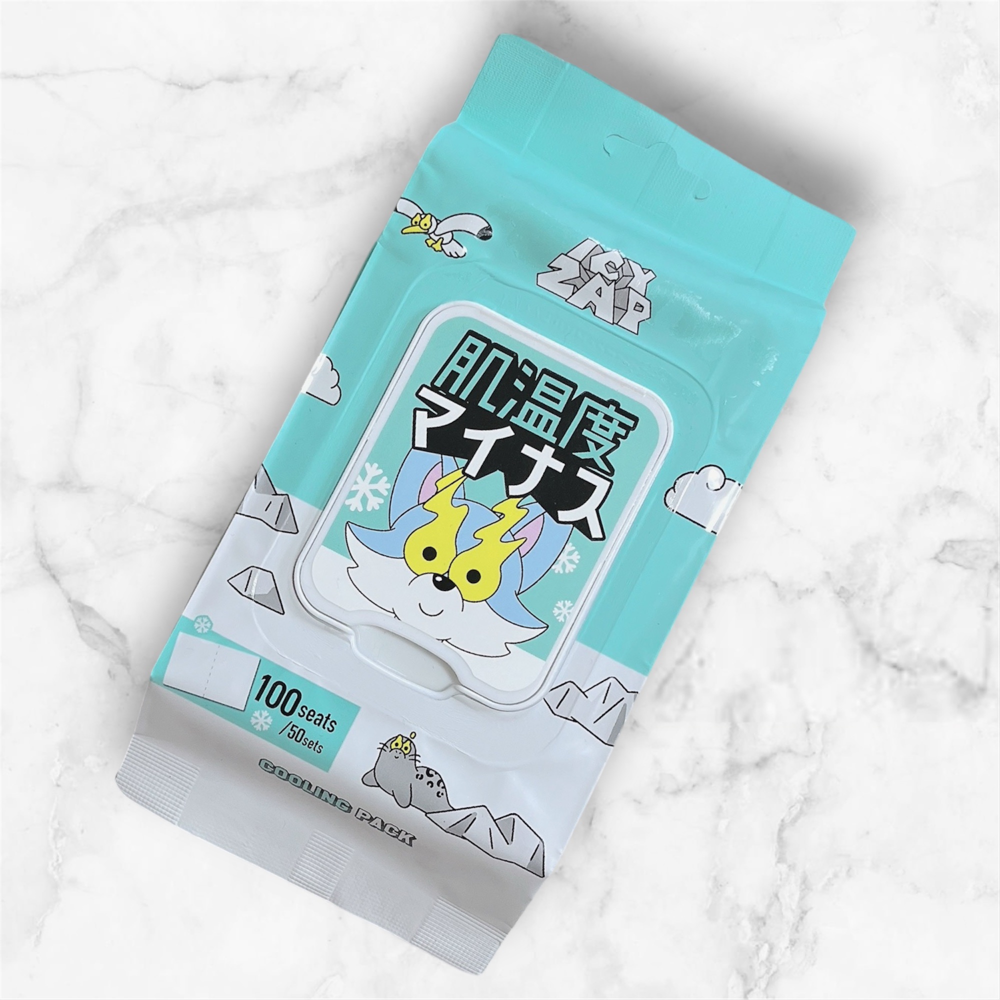 クーリングスクエアパック/ICY ZAP/シートマスク・パックを使ったクチコミ（2枚目）