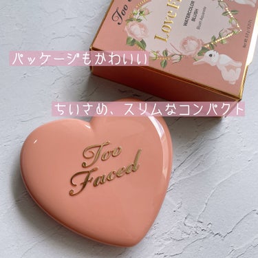  ラブ フラッシュ ウォーターカラー ブラッシュ​/Too Faced/パウダーチークを使ったクチコミ（2枚目）