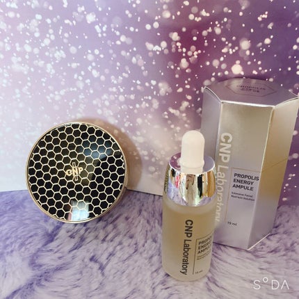 プロポリスアンプルインクッション/CNP Laboratory/クッションファンデーションを使ったクチコミ(2枚目)