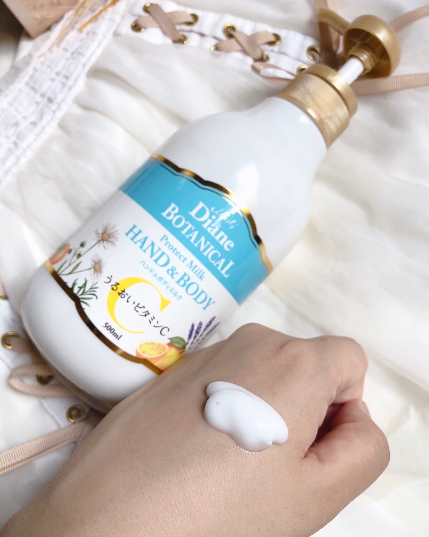 ハンド＆ボディミルク プロテクト シトラスサボンの香り/ダイアン/ボディミルクを使ったクチコミ（2枚目）