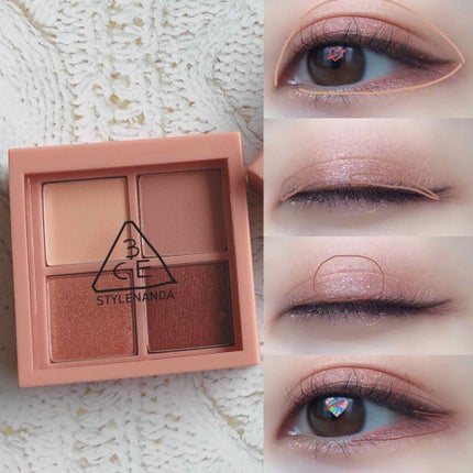 3CE ミニ マルチアイカラーパレット/3CE/アイシャドウパレットを使ったクチコミ(4枚目)