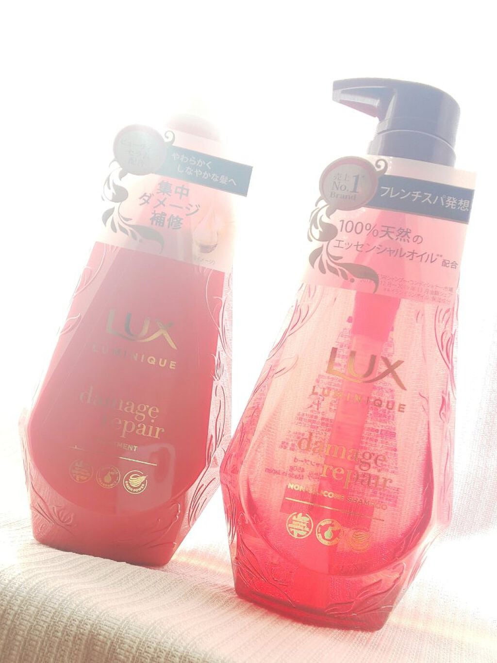 ルミニーク ダメージリペア シャンプー/トリートメント/LUX/市販シャンプーを使ったクチコミ(1枚目)