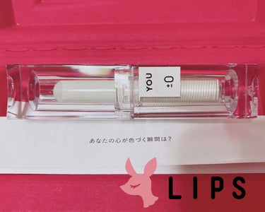 38℃/99℉ LIPSTICK  ＜YOU＞ ±0　CLEAR-HOLOGRAM/UZU BY FLOWFUSHI/口紅を使ったクチコミ（1枚目）