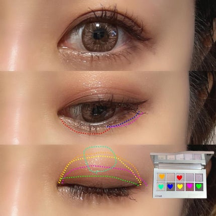 ニューデップスアイシャドウパレット/hince/アイシャドウパレットを使ったクチコミ(5枚目)