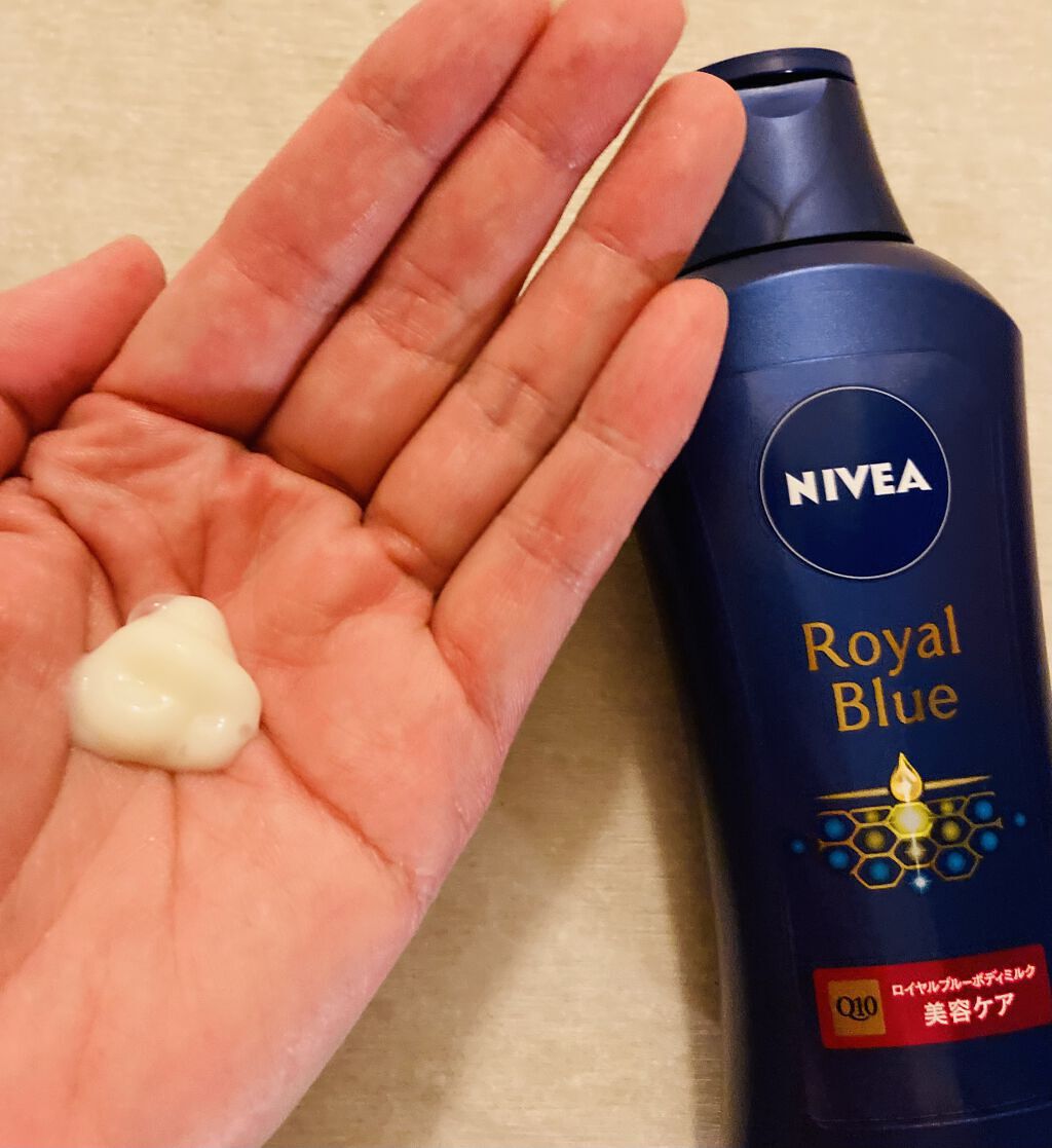 ニベア ロイヤルブルーボディミルク 美容ケア/ニベア/ボディミルクを使ったクチコミ（3枚目）