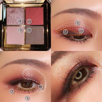 グラスティングウォーターグロス/rom&nd/リップグロスを使ったクチコミ(4枚目)