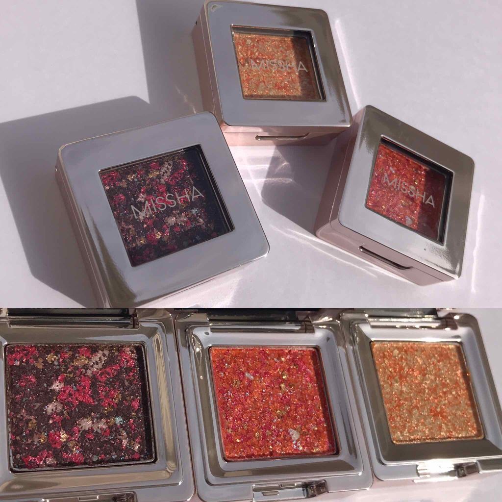 グリッタープリズム シャドウ/MISSHA/グリッターを使ったクチコミ（1枚目）
