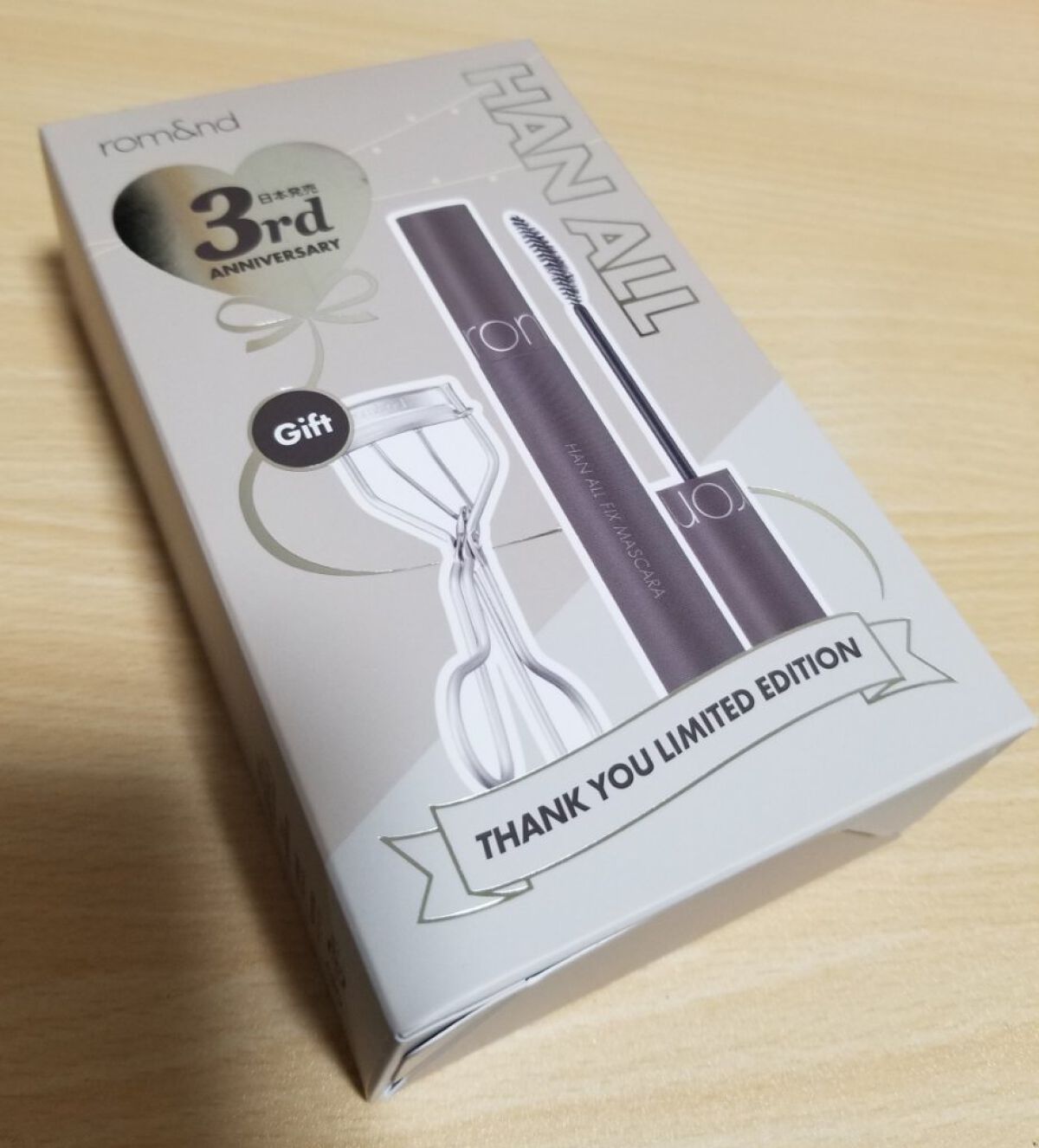 ハンオールフィックスマスカラ/rom&nd/マスカラを使ったクチコミ(1枚目)