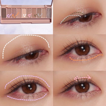 プレイカラー アイシャドウ/ETUDE/アイシャドウパレットを使ったクチコミ(7枚目)