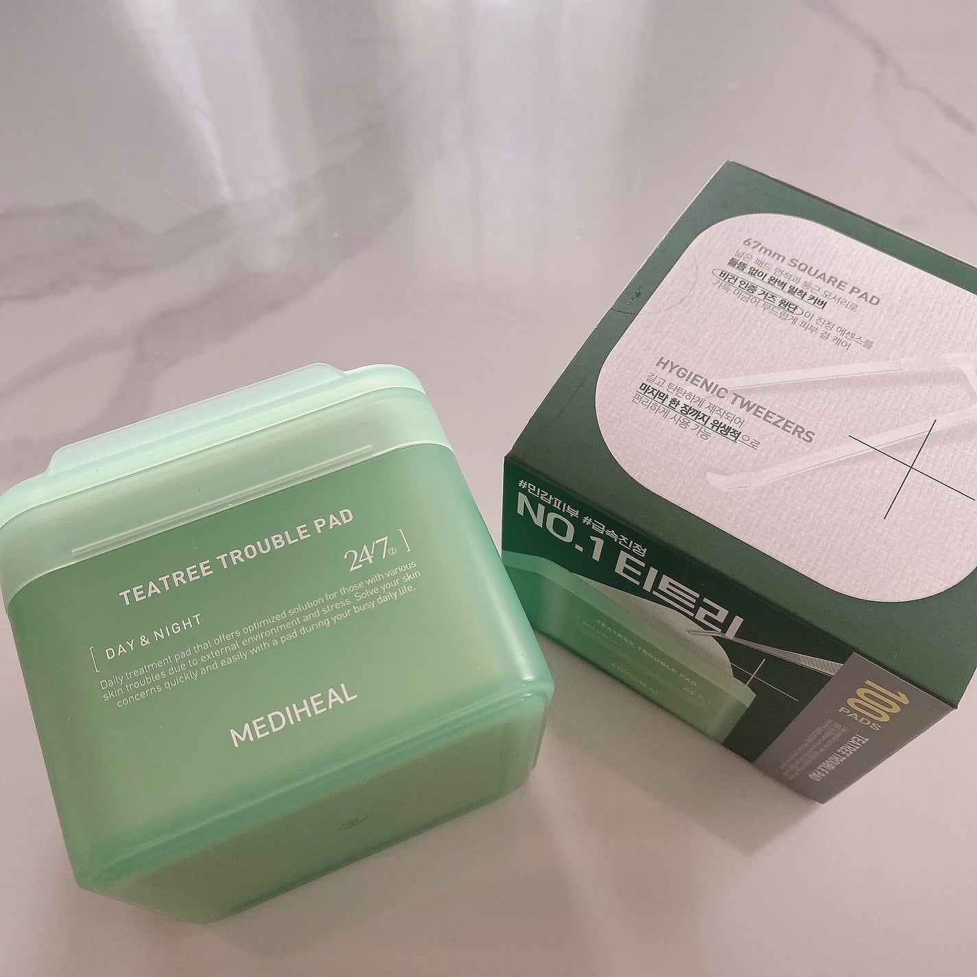 ティーツリー エッセンシャルマスクカーミングモイスチャー/MEDIHEAL/シートマスク・パックを使ったクチコミ(4枚目)