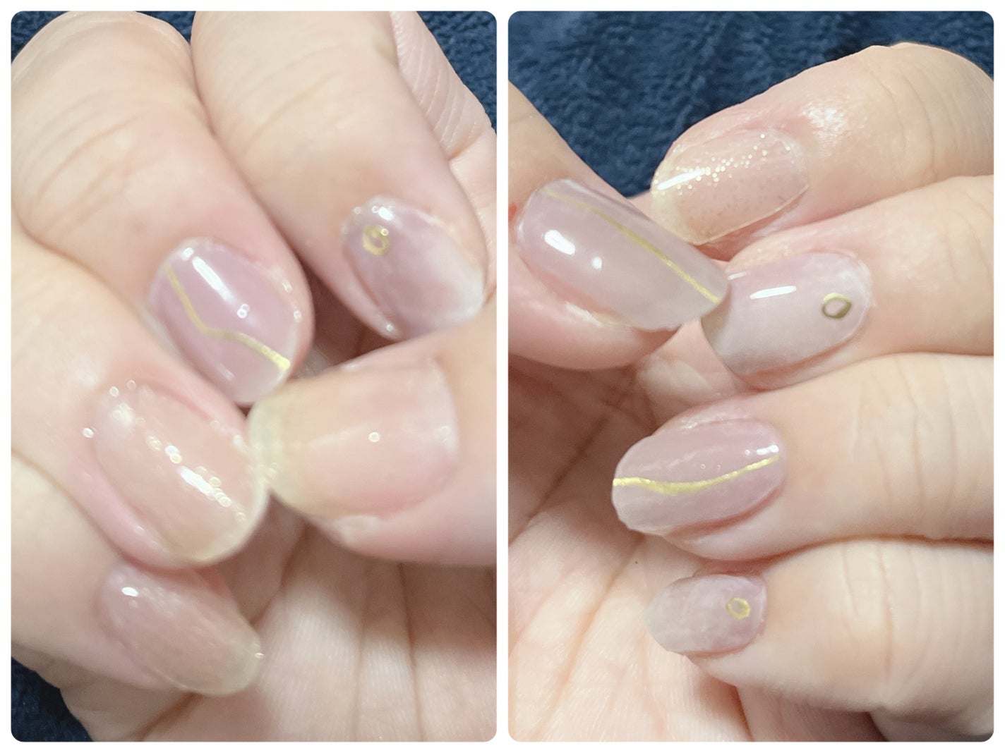 ノンワイプトップコート/セリア/ジェルネイルを使ったクチコミ(1枚目)