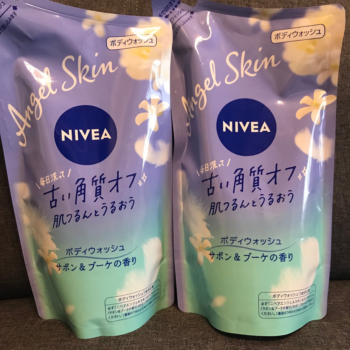 エンジェルスキン ボディウォッシュ サボン&ブーケの香り/ニベア/ボディソープを使ったクチコミ(1枚目)