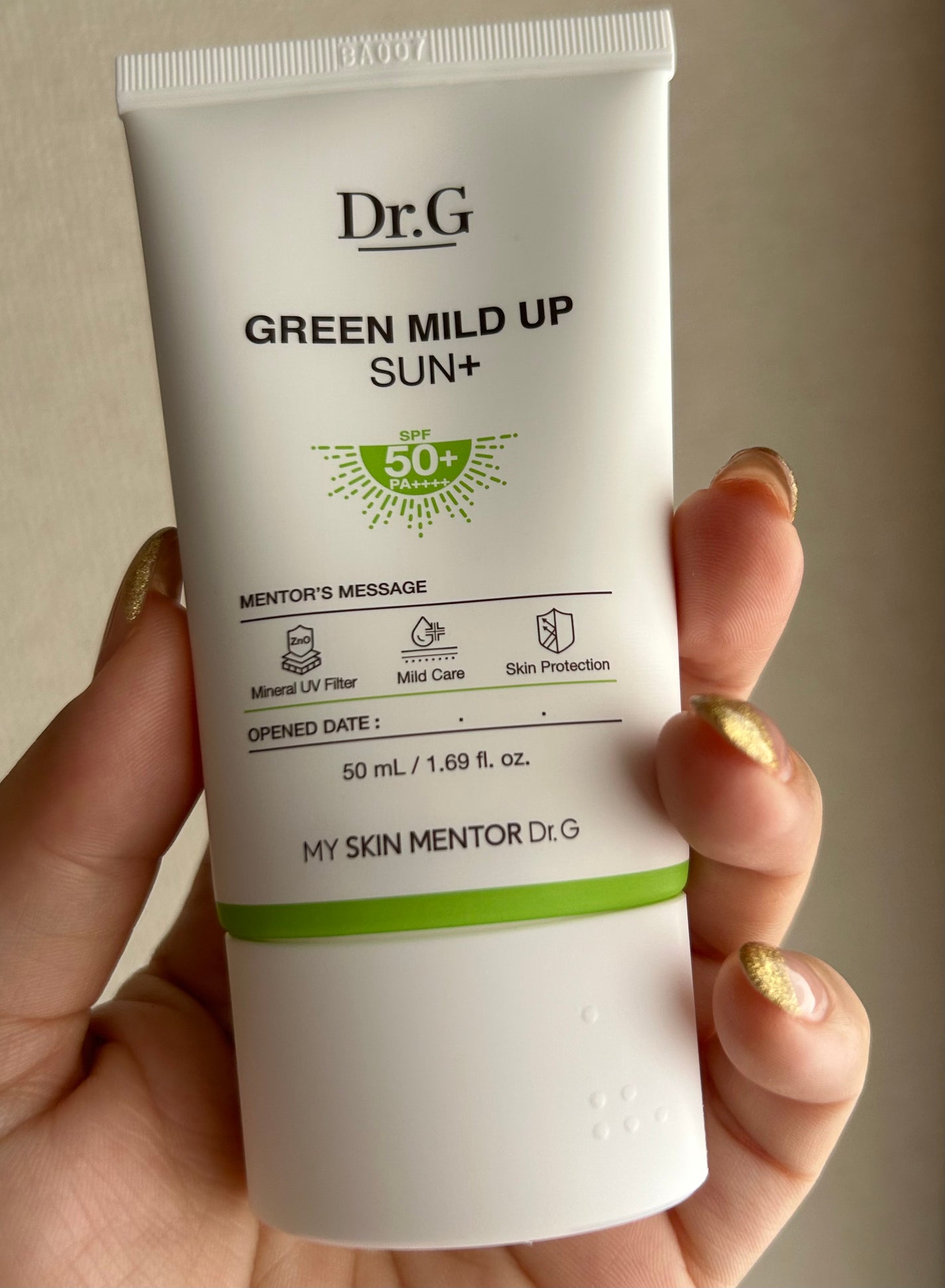 グリーンマイルドアップサンプラス/Dr.G/日焼け止めクリームを使ったクチコミ(1枚目)