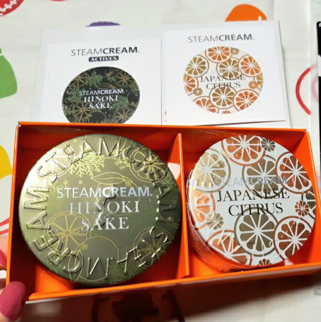 スチームクリーム ジャパニーズシトラス/STEAMCREAM/ボディクリームを使ったクチコミ(1枚目)