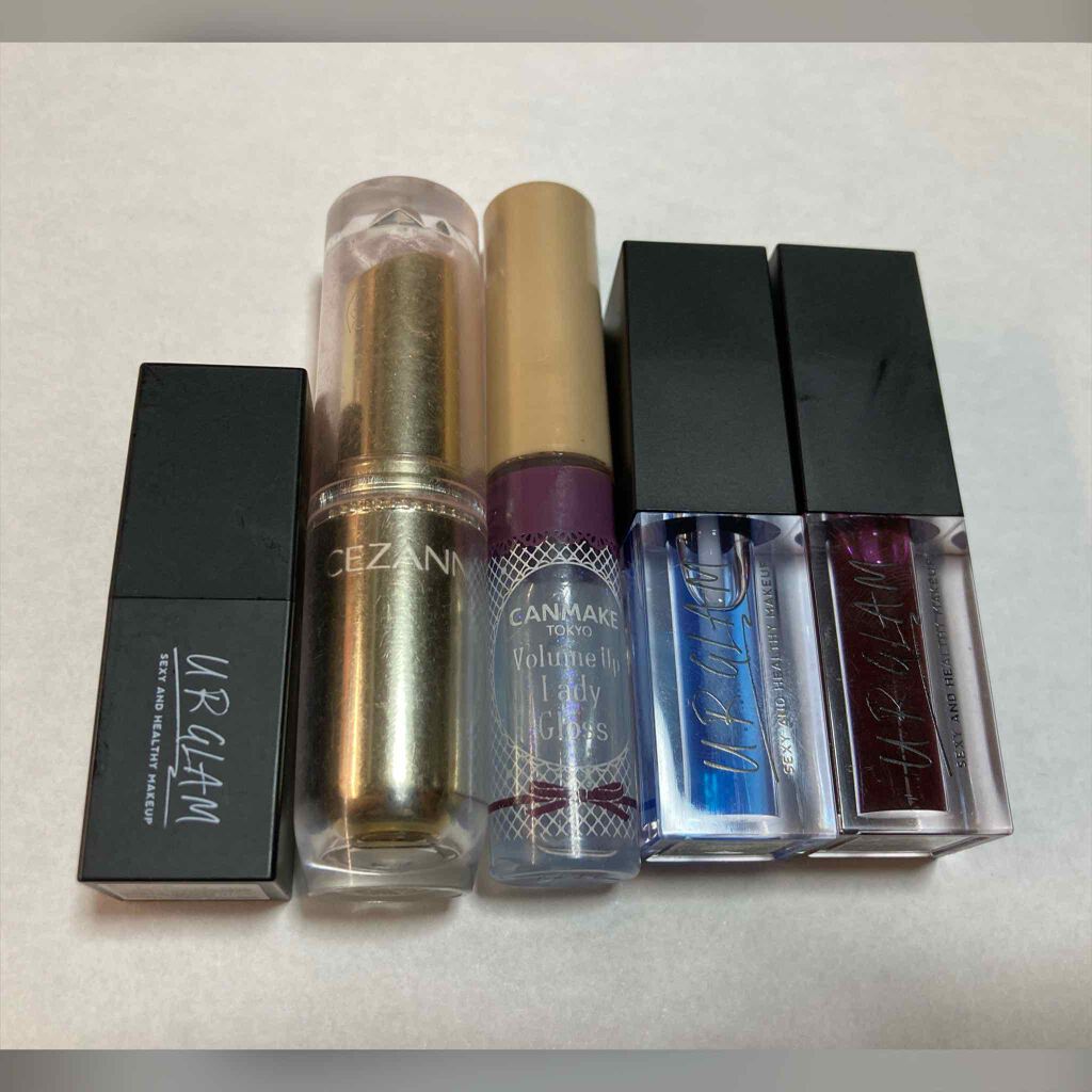 ラスティンググロスリップ/CEZANNE/口紅を使ったクチコミ（2枚目）