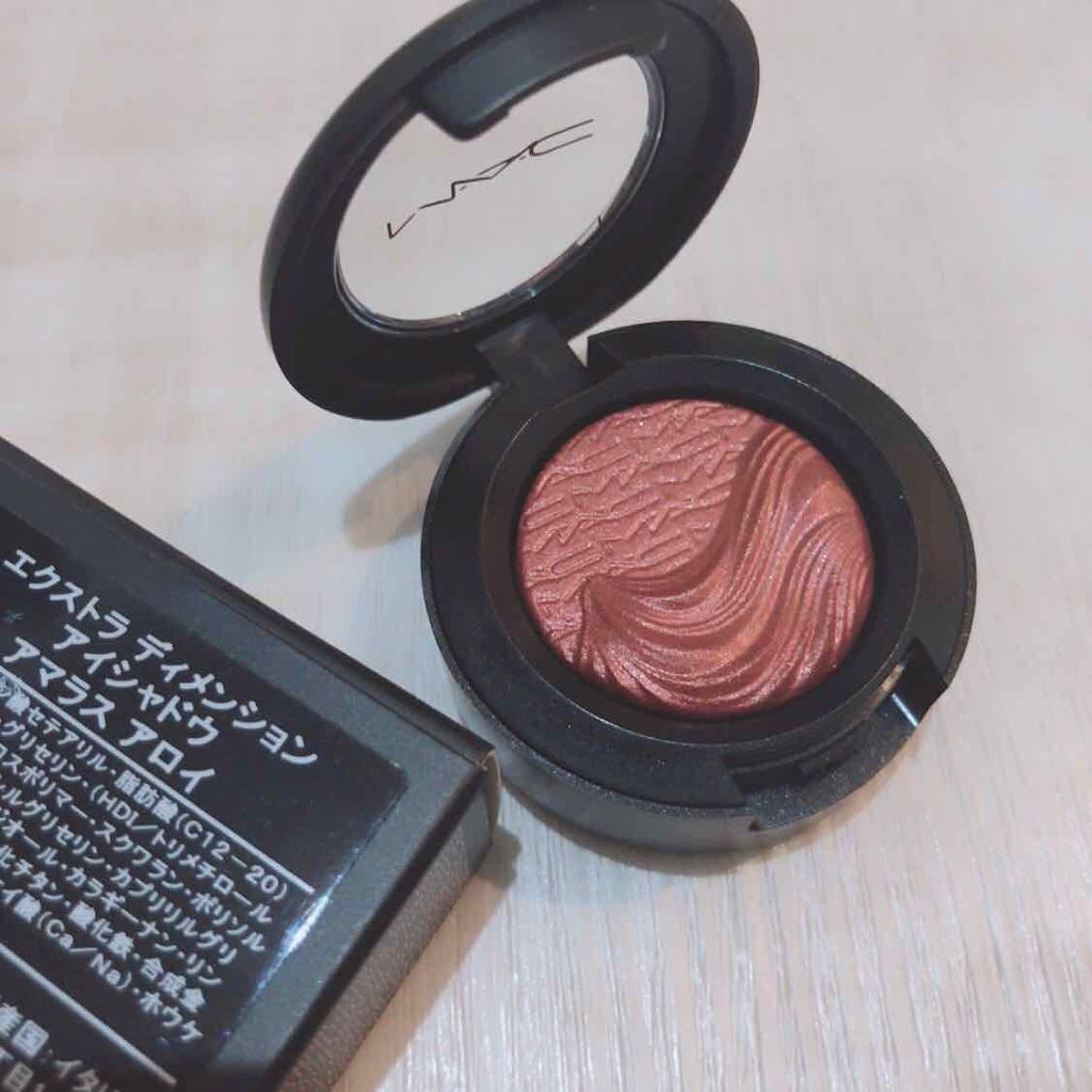 エクストラ ディメンション アイシャドウ アマラス アロイ/M・A・C/単色アイシャドウを使ったクチコミ（3枚目）
