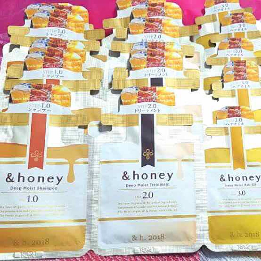 ディープモイスト シャンプー1.0/ヘアトリートメント2.0/&honey/市販シャンプーを使ったクチコミ(1枚目)
