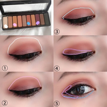 マッド・フォー・マットアイシャドーパレット/e.l.f. Cosmetics/アイシャドウパレットを使ったクチコミ(4枚目)